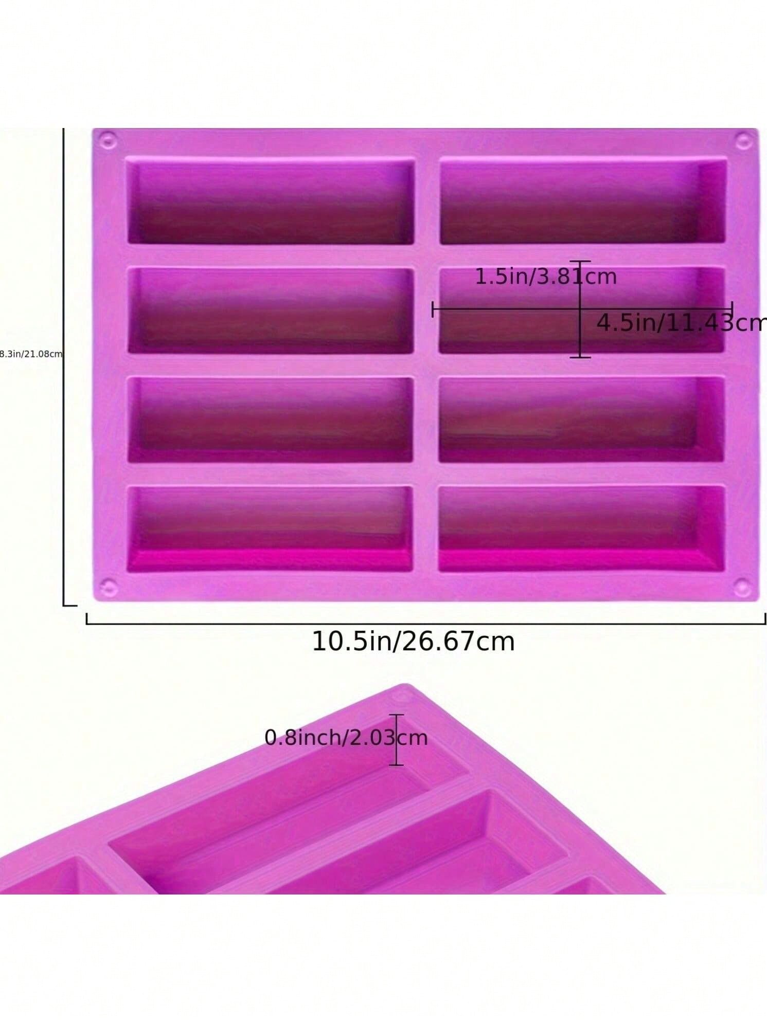 1pc Silicone Granola Bar Mold, - Tray Mold Rectangle 评论和价格