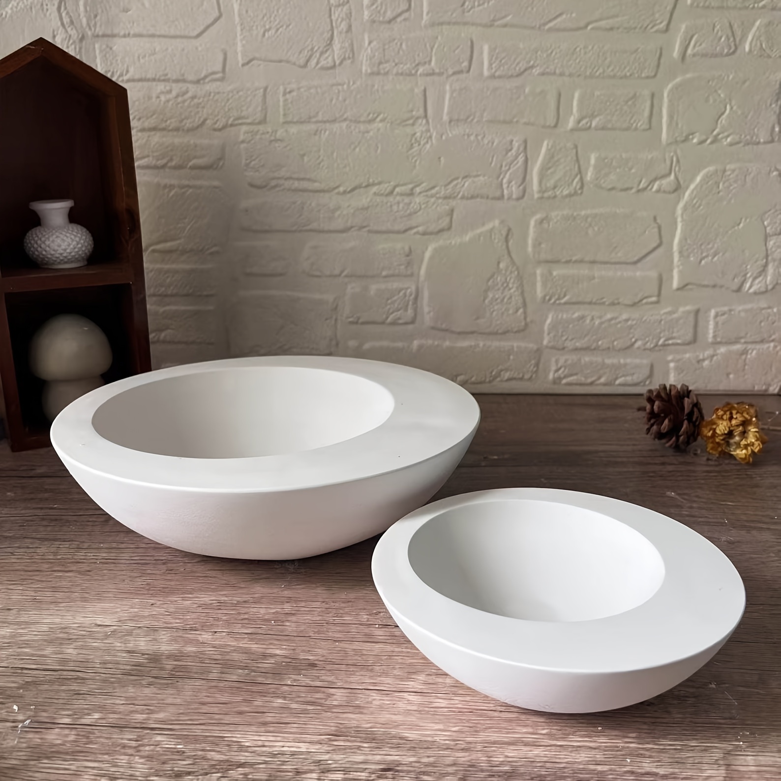 1pc Irregular Round Bowl-Shape - Tray Mold Rectangle 评论和价格