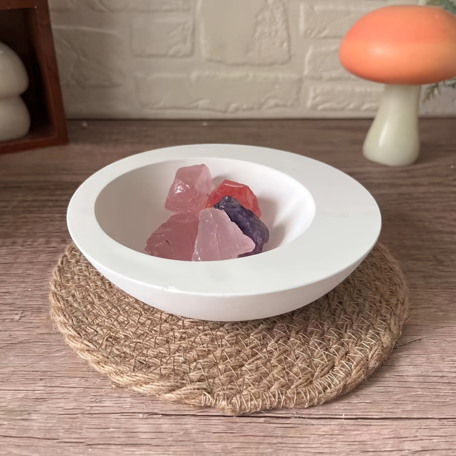 1pc Irregular Round Bowl-Shape - Tray Mold Rectangle 评论和价格