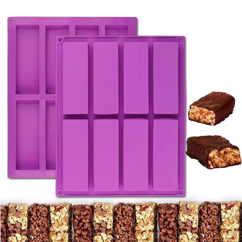 8 Cavity Rectangle Silicone ca - Tray Mold Rectangle 评论和价格