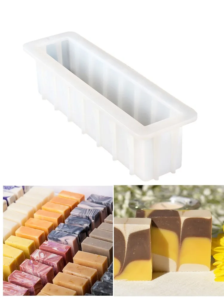 Handmade Long Loaf Soap Mold R - Tray Mold Rectangle 评论和价格